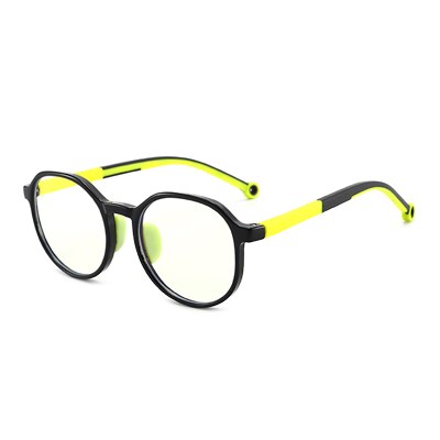 Lunettes Anti-lumière bleue pour enfants TR90 lunettes médicales optiques rondes montures enfants zéro lunettes d'ordinateur sans diplôme