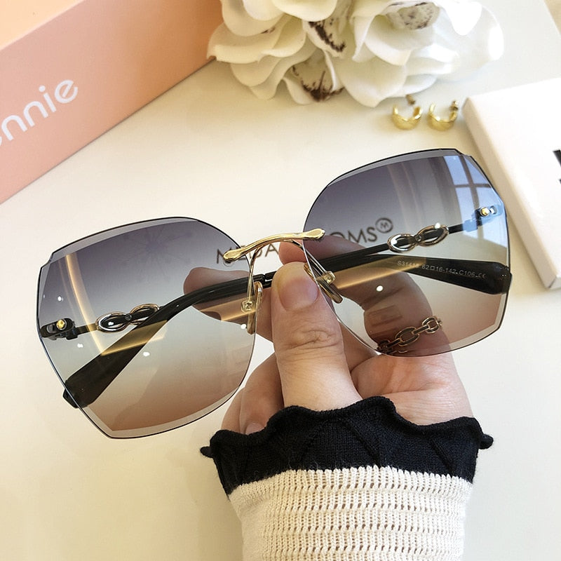 HBK – lunettes de soleil polarisées œil de chat pour femmes.