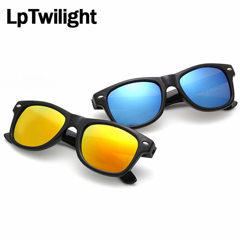 Lunettes de soleil pour enfants de 3 à 15 ans, Cool, pour garçons et filles, à la mode, lentille de revêtement, Protection UV 400, offre spéciale