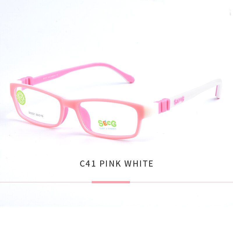 SECG – monture de lunettes carrées pour enfants, verres optiques détachables, pour myopie, hypermétropie, sans vis