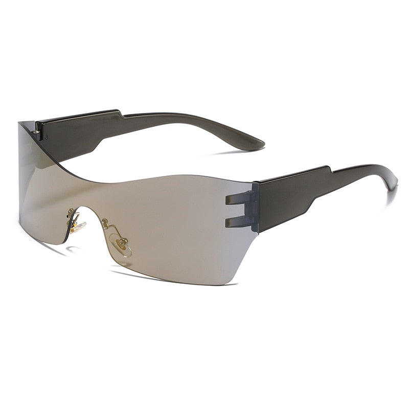 Lunettes de soleil de sport tendance pour hommes et femmes, style Punk Y2k.