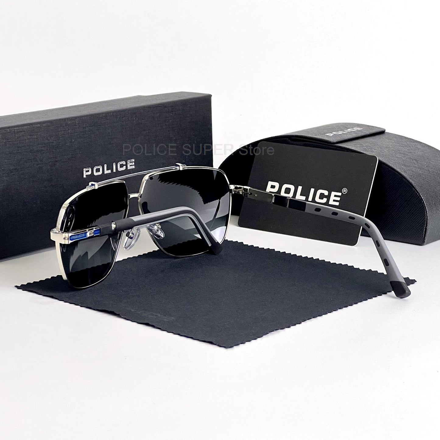 Lunettes de soleil polarisées rétro pour hommes, mode POLICE.