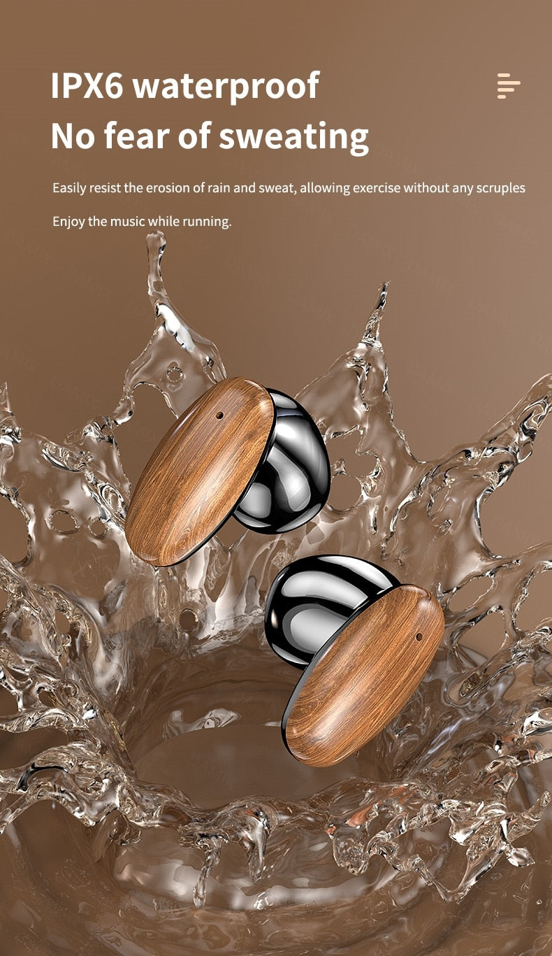 TWS Casques Sans Fil Bluetooth 5.2 Casque Intelligente Tactile Dans L'oreille HiFi Stéréo Écouteur Avec Micro Sport Bouchons D'oreilles Étanches