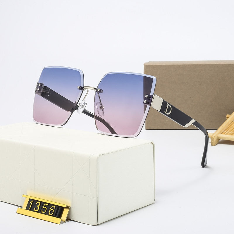 Lunettes de soleil sans bords pour hommes et femmes.