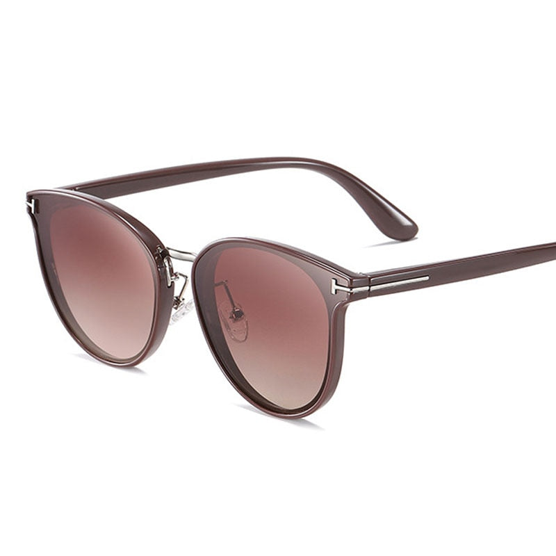 HBK – lunettes de soleil polarisées œil de chat pour femmes.