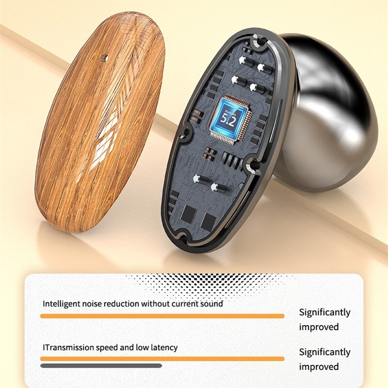 TWS Casques Sans Fil Bluetooth 5.2 Casque Intelligente Tactile Dans L'oreille HiFi Stéréo Écouteur Avec Micro Sport Bouchons D'oreilles Étanches