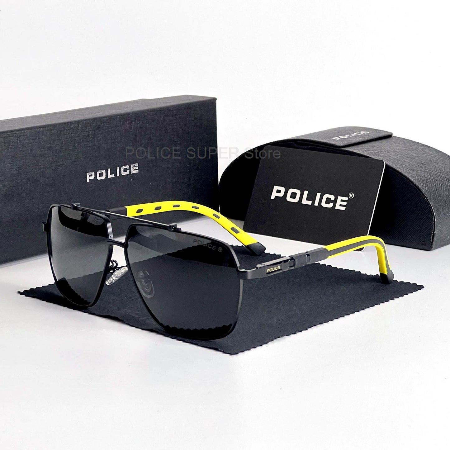 Lunettes de soleil polarisées rétro pour hommes, mode POLICE.