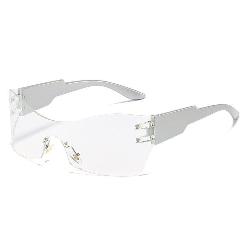 Lunettes de soleil de sport tendance pour hommes et femmes, style Punk Y2k.