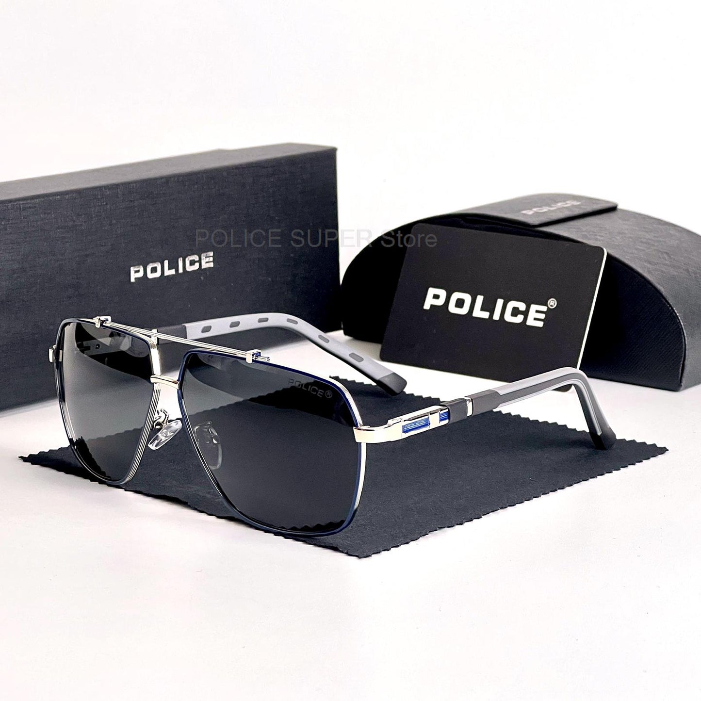 Lunettes de soleil polarisées rétro pour hommes, mode POLICE.