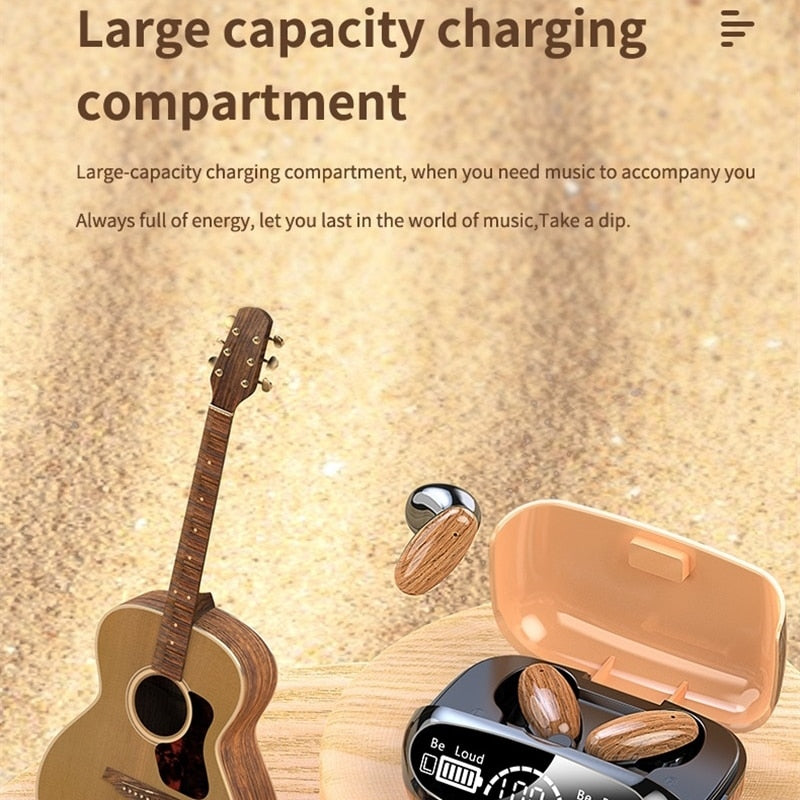 TWS Casques Sans Fil Bluetooth 5.2 Casque Intelligente Tactile Dans L'oreille HiFi Stéréo Écouteur Avec Micro Sport Bouchons D'oreilles Étanches