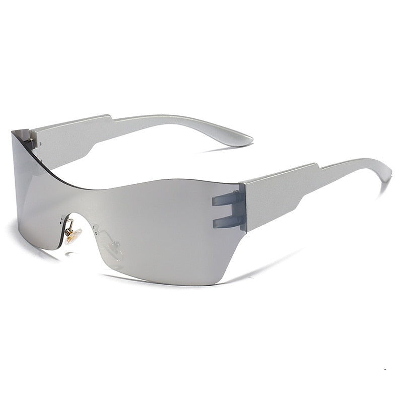 Lunettes de soleil de sport tendance pour hommes et femmes, style Punk Y2k.