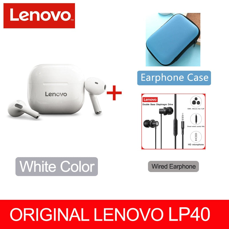 Lenovo LP40 TWS écouteur sans fil Bluetooth 5.0