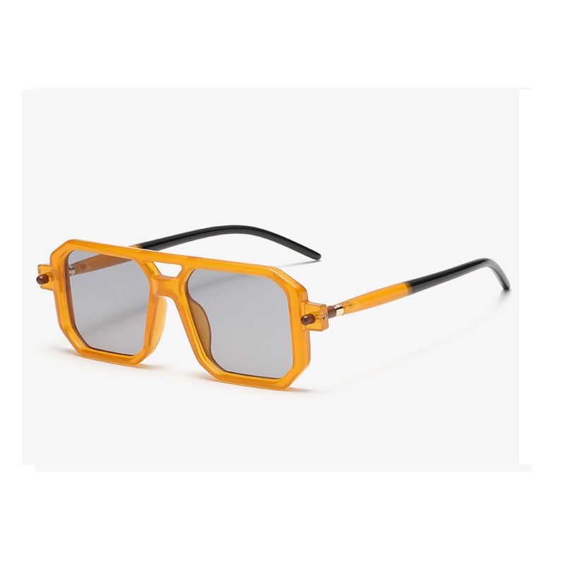 Lunettes de soleil carrées UV400 pour femmes et hommes.