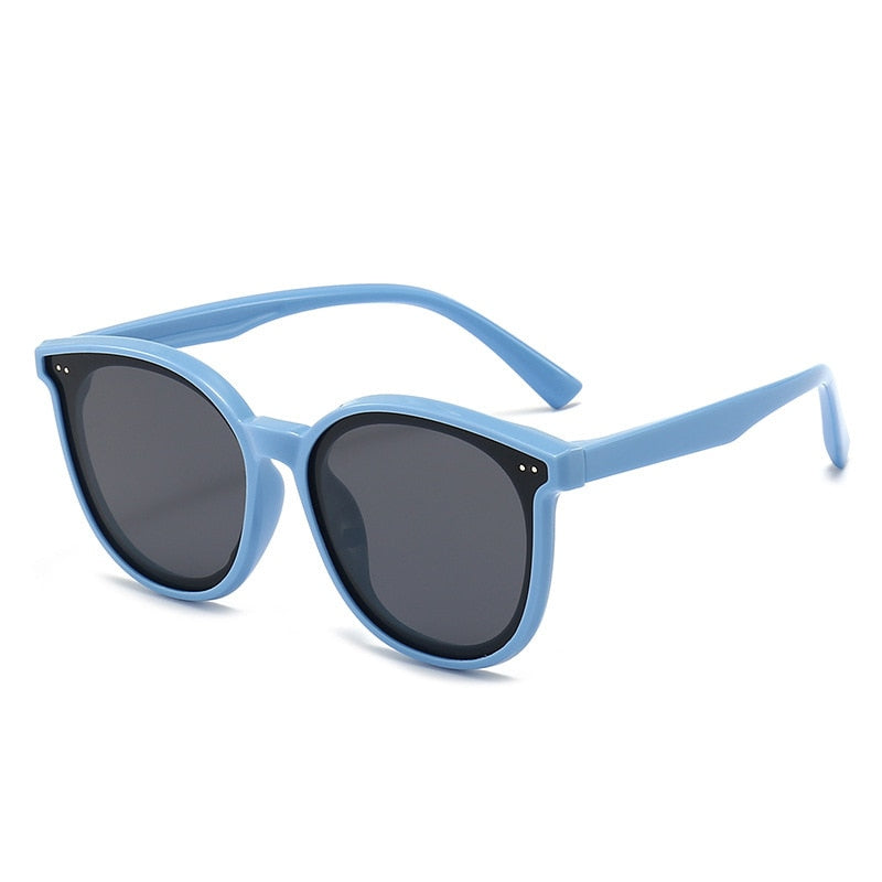 Lunettes de soleil polarisées pour enfants de 3 à 12 ans, monture en TPEE souple, Design œil de chat, Protection solaire UV400