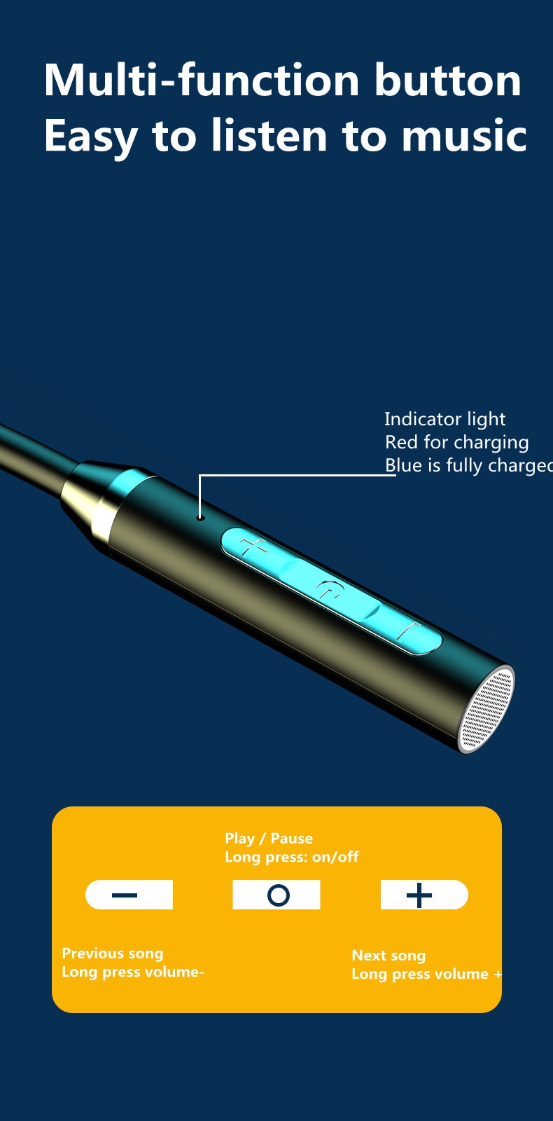 TWS cou sans fil Bluetooth 5.0 écouteurs magnétique sport course casque étanche écouteurs réduction du bruit casque