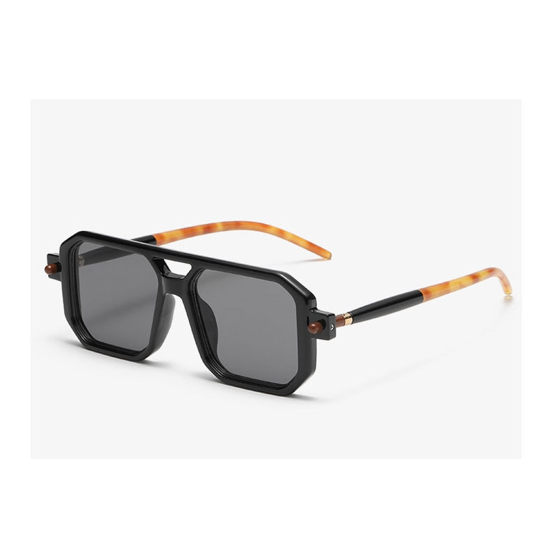 Lunettes de soleil carrées UV400 pour femmes et hommes.