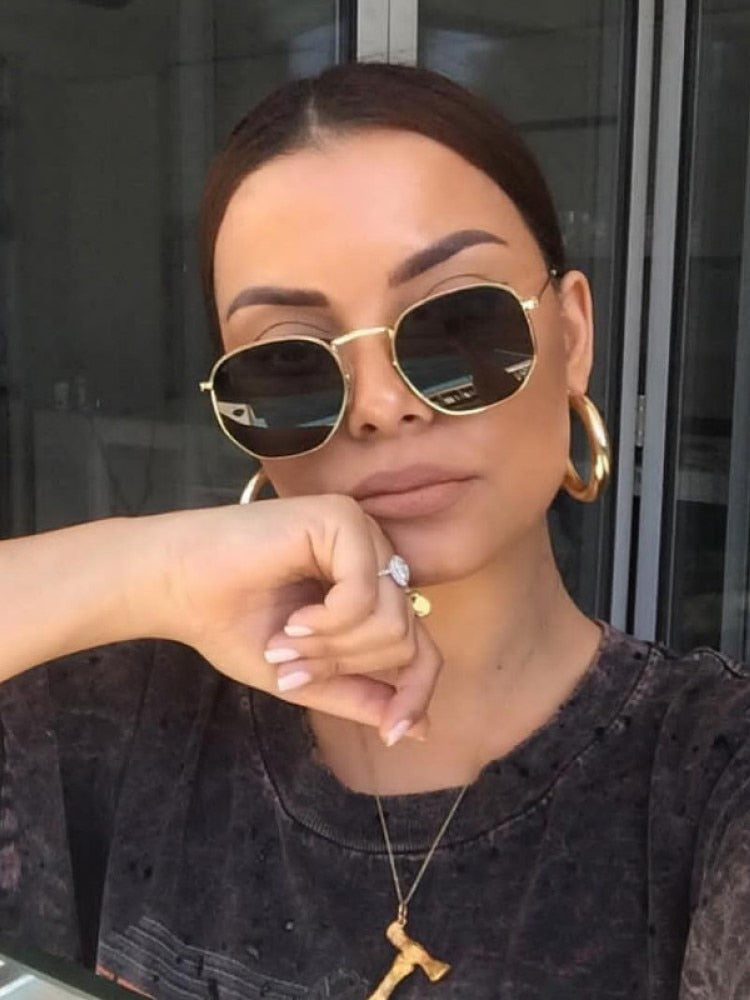 Lunettes De soleil en métal pour hommes et femmes, classiques.