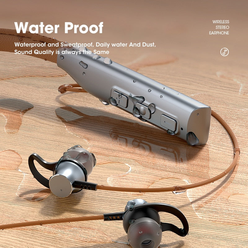 Nouveau cou sans fil Bluetooth écouteurs 48H longue durée de vie sport casque de course étanche réduction du bruit casque