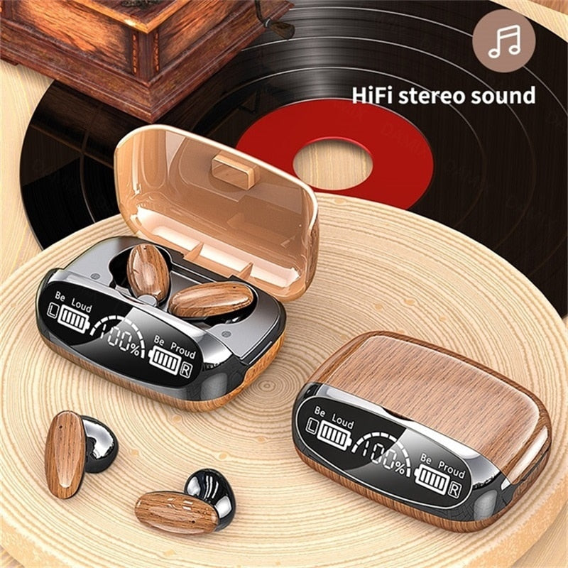 TWS Casques Sans Fil Bluetooth 5.2 Casque Intelligente Tactile Dans L'oreille HiFi Stéréo Écouteur Avec Micro Sport Bouchons D'oreilles Étanches