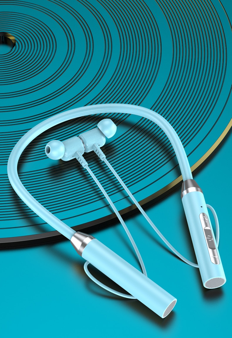 TWS cou sans fil Bluetooth 5.0 écouteurs magnétique sport course casque étanche écouteurs réduction du bruit casque