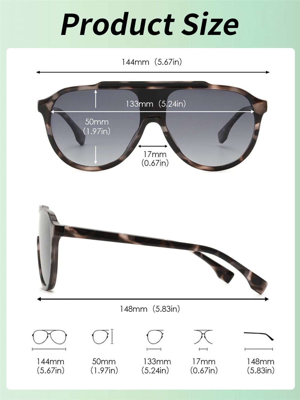 JM – lunettes de soleil rondes polarisées pour hommes et femmes.