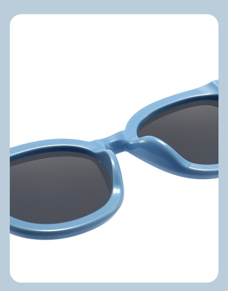 Lunettes de soleil polarisées pour enfants de 3 à 12 ans, monture en TPEE souple, Design œil de chat, Protection solaire UV400