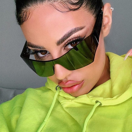 Lunettes de soleil de sport tendance pour hommes et femmes, style Punk Y2k.