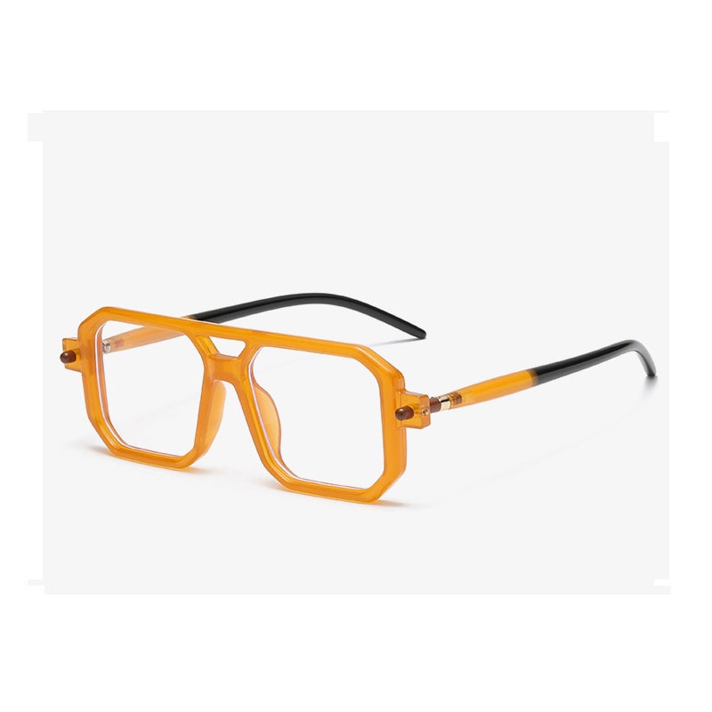 Lunettes de soleil carrées UV400 pour femmes et hommes.