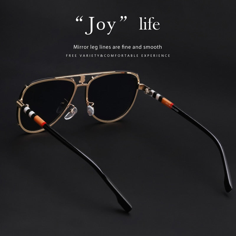 Lunettes de soleil de luxe rétro Style Aviation pour hommes et femmes.