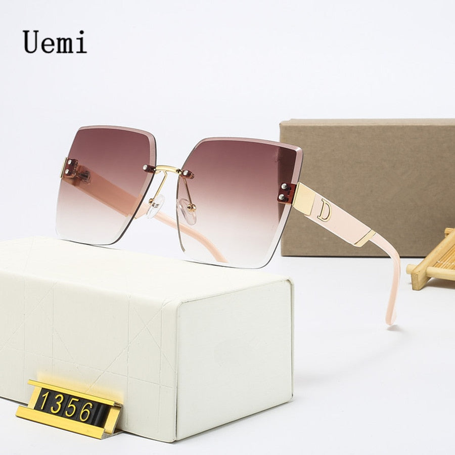 Lunettes de soleil sans bords pour hommes et femmes.