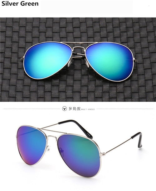 Lunettes de soleil aviateur bleu pour hommes et femmes, R3025, Aviation