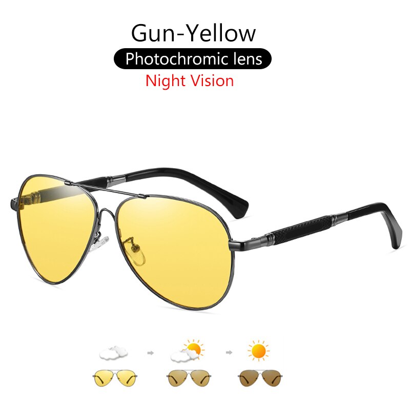 Lunettes de soleil polarisées pour hommes et femmes, alliage de titane.